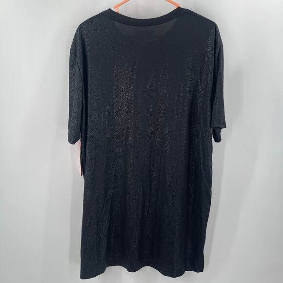 MARVEL The Punisher T-Shirt Size 2XL Men's Flaming Skull NWT Black Textured - Picture 2 of 7